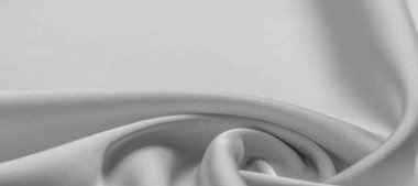 arka plan dokusu, desen. Beyaz ipek kumaş. Pürüzsüz bir 