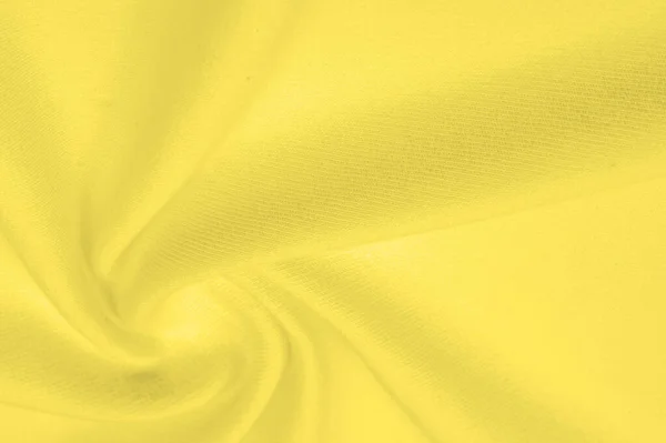 Padrão de fundo da textura. Tecido de malha Amarelo. Picada, xan — Fotografia de Stock