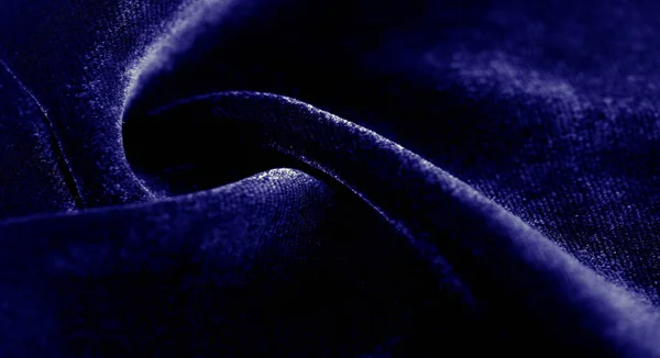 Fundo da textura, padrão. Corduroy azul. Este peso-pesado — Fotografia de Stock