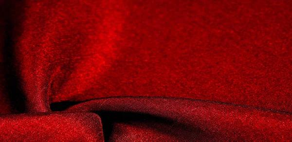 Tekstur, latar belakang, pola, warna merah, kain. kain katun i — Stok Foto