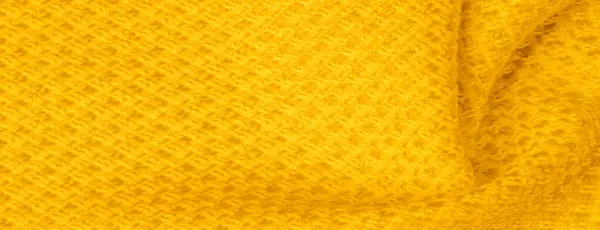 Υφή φόντου, μοτίβο. Κίτρινο ύφασμα με Μεταλλικές Πούλιες — Φωτογραφία Αρχείου