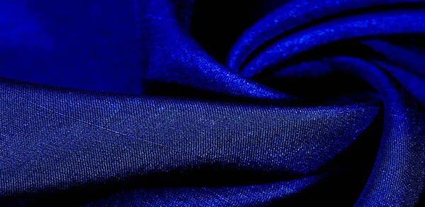 Textura, fondo, patrón, color azul, tela. tela de algodón — Foto de Stock