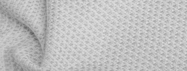 Hintergrund Textur, Muster. weißer Stoff mit metallischen Pailletten, — Stockfoto