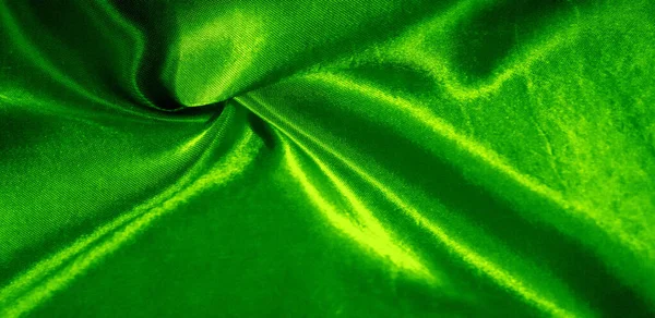 녹색의 질감, 배경, 패턴, 실크 원단. 이것은 — 스톡 사진