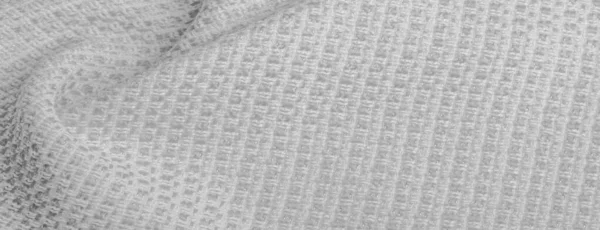 Textura de fundo, padrão. Tecido branco com lantejoulas metálicas , — Fotografia de Stock