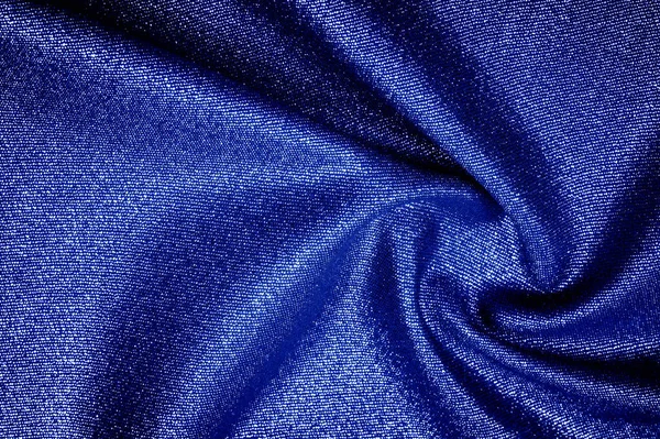 Textur, Hintergrund, der Stoff hat eine helle blaue, aqua, azurblaue c — Stockfoto
