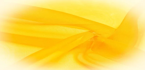 Texture of yellow silk fabric. It is also perfect for your desig — Stock Photo, Image