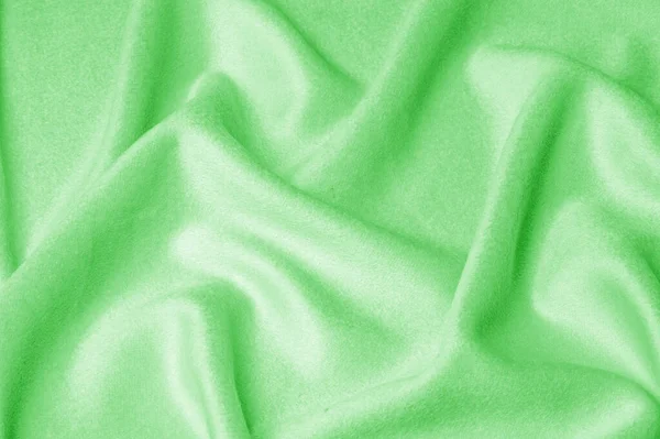 Tekstur, latar belakang, pola. Wol hangat kain hijau, tebal — Stok Foto
