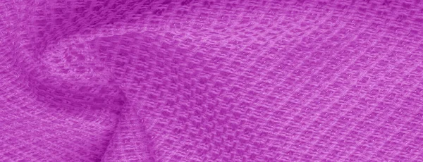 Textura pozadí, vzorek růžová tkanina s kovovými sekinkami. — Stock fotografie