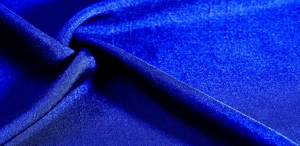 Textura, fundo, padrão, cor azul, tecido. tecido de algodão — Fotografia de Stock