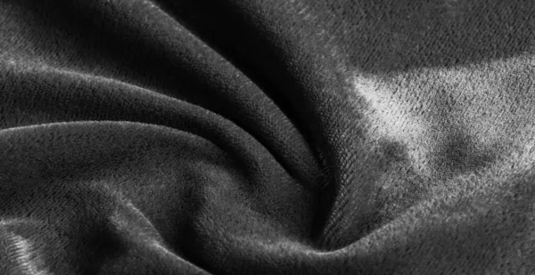 Une photo. Texture, fond. Velours tissu gris,. Panne sieste ajouter — Photo
