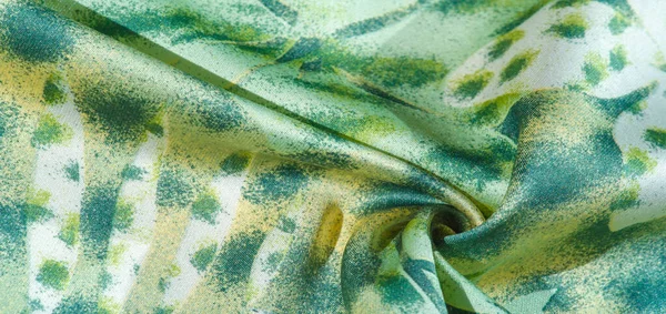 Soie tissu steppe prairie impression sur tissu, doux, velours, tissu , — Photo
