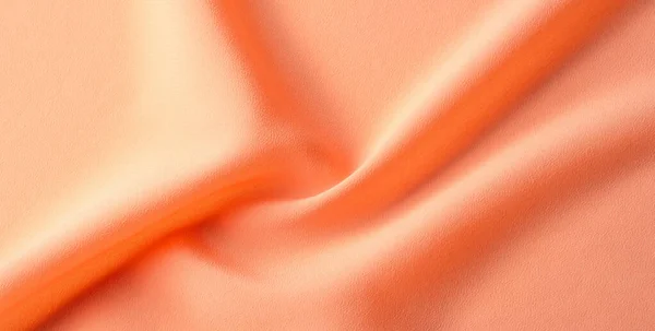 Текстура зображення, фон Помаранчева шовкова тканина. Вона має дивовижну — стокове фото