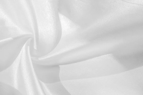 Текстура Красивый шелк белый креп фарфора, созданный специально — стоковое фото