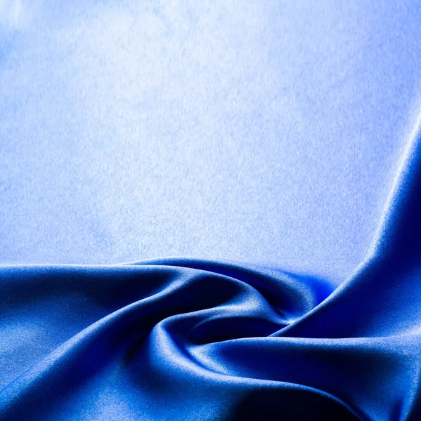 Doku, İpek kumaş mavi, biz introd olacak ruh hali için sadece made — Stok fotoğraf