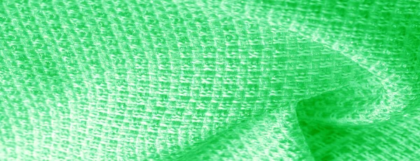 Modello texture sfondo Tessuto verde con paillettes metalliche Th — Foto Stock