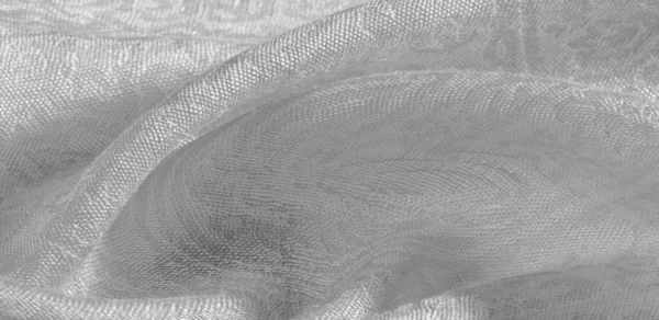 Textura fondo patrón tela floral ornamento blanco. Este co — Foto de Stock