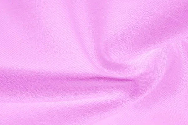 Texture background pattern The fabric is knitted pink. Looking f — Stock Photo, Image