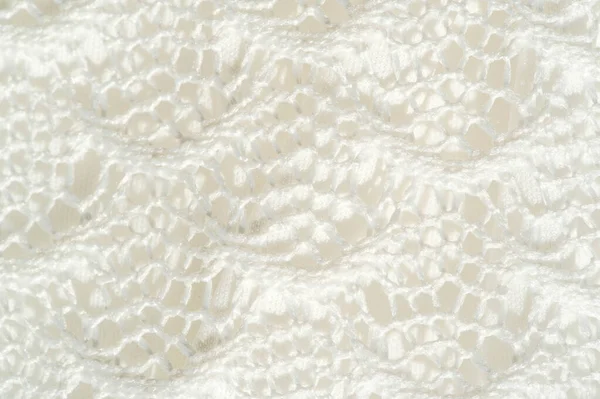 Texture, fond, motif. tissu de dentelle blanche. Ce merveilleux — Photo