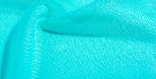Textur bakgrund mönster blått sidentyg. Denna Silk organza — Stockfoto