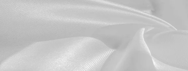 Textura Bela porcelana crepe branco de seda, criado especialmente — Fotografia de Stock