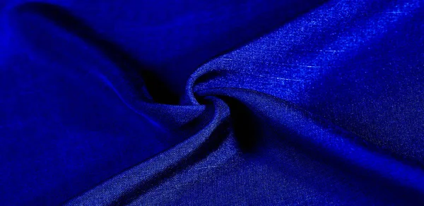 Textura, fondo, patrón, color azul, tela. tela de algodón — Foto de Stock