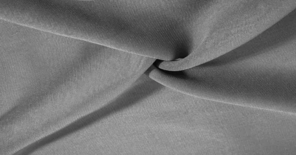 Texture, background, pattern, gray black Silk Fabric This very l — Stock Photo, Image