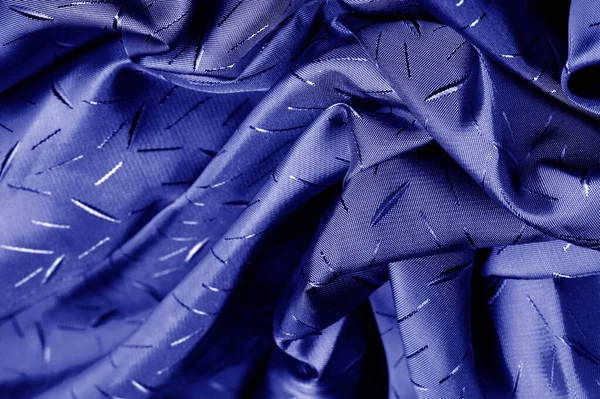 textured, background, drawing, blue silk fabric. The medium-dens