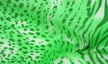 Doku, desen, koleksiyon, ipek kumaş, Afrika teması, hayvan