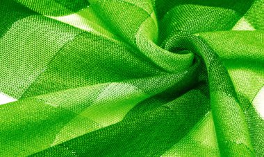 Doku arka plan desen ipek eşarp kadın yeşil renkli