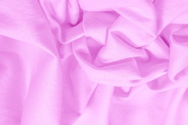 Doku arka plan deseni Kumaş pembe örülmüş. Seyir f