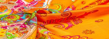 Doku, arka plan, paisley ipek kumaş, Hint temalar süslü t