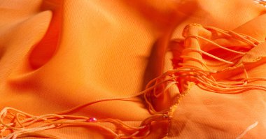 arka plan, desen, doku, Turuncu ipek kumaş parlak bir