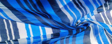 Arka plan dokusu. çok renkli çizgili ipek kumaş. Meksika co