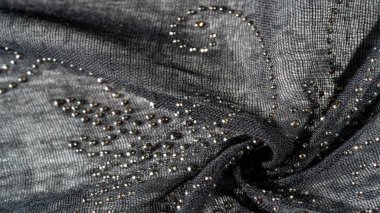 doku, arka plan, desen, kartpostal, yapıştırılmış gl ile siyah ipek