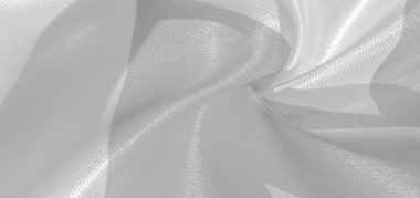 Doku, arka plan, desen, ipek grisi ve beyaz krep nefes. 