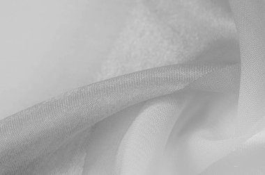 Doku, arka plan, metalik s ile beyaz ipek çizgili kumaş