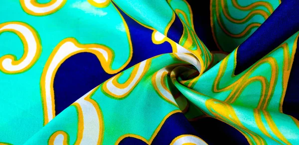 Silk abstract fabric. This luxurious silk chiffon fabric is a sh — Stock Photo, Image