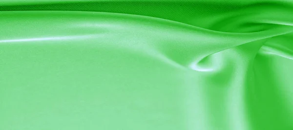 Υφή φόντου, μοτίβο. Πράσινο σμαράγδι μεταξωτό ύφασμα. Αυτό θα — Φωτογραφία Αρχείου