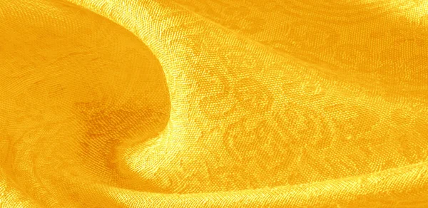 Textura fundo padrão tecido floral ornamento amarelo. Este c — Fotografia de Stock