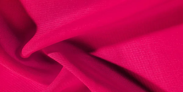 Textura fondo patrón tela de seda roja. Este organza de seda ha —  Fotos de Stock