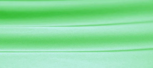 Textura de fundal, model. Tesatura verde de matase smarald. Acest wil — Fotografie, imagine de stoc