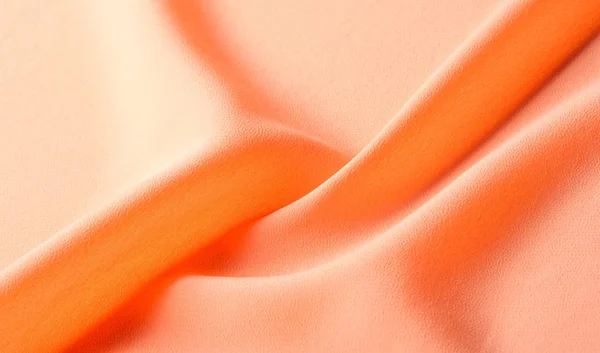 Textura de imagen, fondo Tejido de seda naranja. Tiene una maravilla. — Foto de Stock