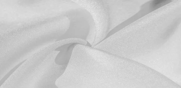 Текстура, фон, узор, шелковая ткань белого цвета. This s — стоковое фото