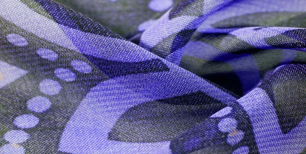 Texture fond motif papier peint. bleu noir jaune soie fab — Photo