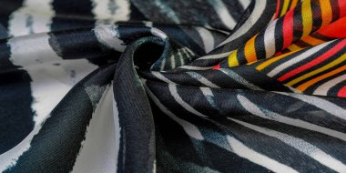 Doku deseni, ipek kumaş, Afrika temaları, kumaş üzerine baskı