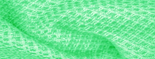 背景纹理图案 绿色织物与金属亮片 Th — 图库照片