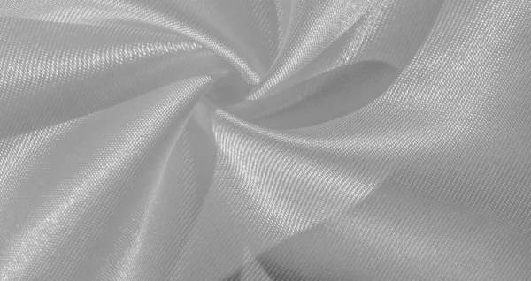 Texture Belle porcelaine de crêpe blanche de soie, créée spécialement — Photo