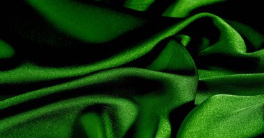 Arka plan, desen, doku, duvar kağıdı, yeşil ipek kumaş. Ekle 