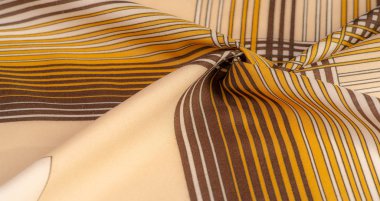 Doku, arka plan, desen, kahverengi renk ipek kumaş, geomet